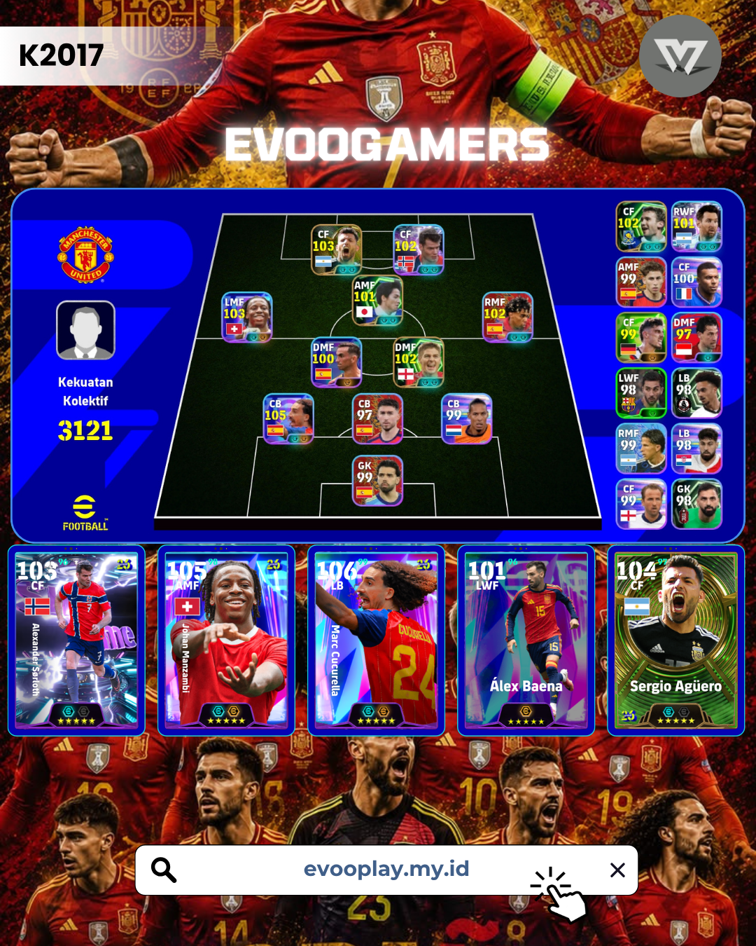 Cucurella, Aguero,dkk